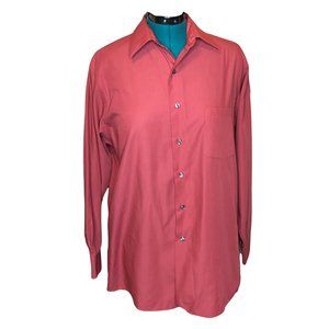 Van Heusen Red Button-Down Dress Shirt